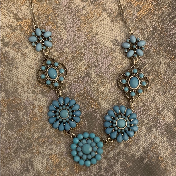 Jewelry - Blue Floral Necklace Jewelry - Blue Floral Necklace